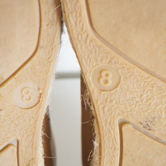 Everlane The Espadrille Leather Square Toe Slip Ons Tan Women's Size 8 - Picture 10 of 11